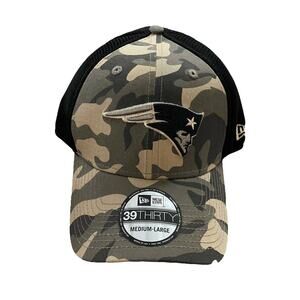 NWT New Era New England Patriots Camo New Flex Fit M/L